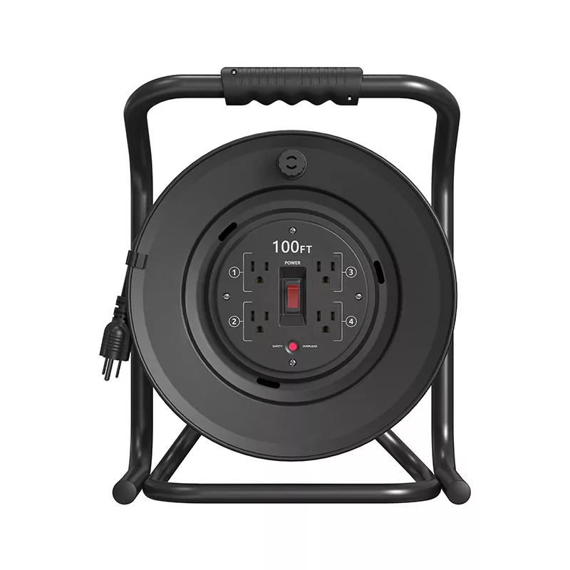 4 излези Пластична макара за кабел 100 стапки 4 излези Пластична макара за кабел 100 стапки