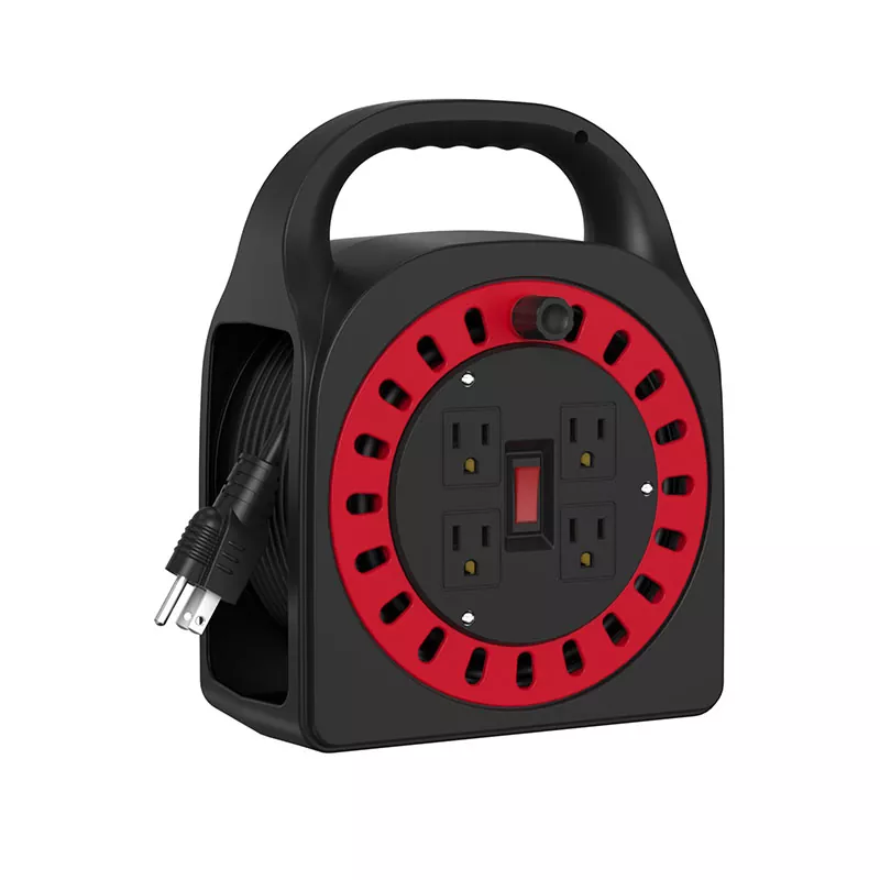 4 излези Пластична ролна за кабел 50 стапки 4 излези Пластична ролна за кабел 50 стапки